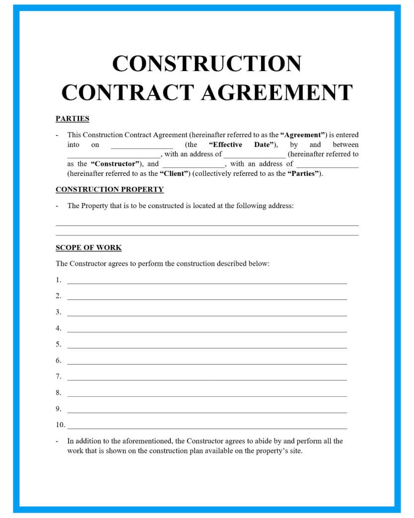 Contract Agreements